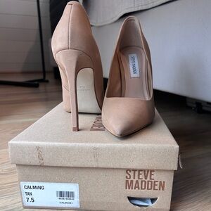 Steve Madden Tan Stiletto Heels - WORN ONCE